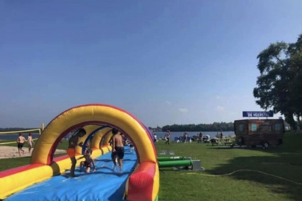 Luxus Chalet Im Schoenen Recratiepark De Veerstal Rheden Zewnętrze zdjęcie